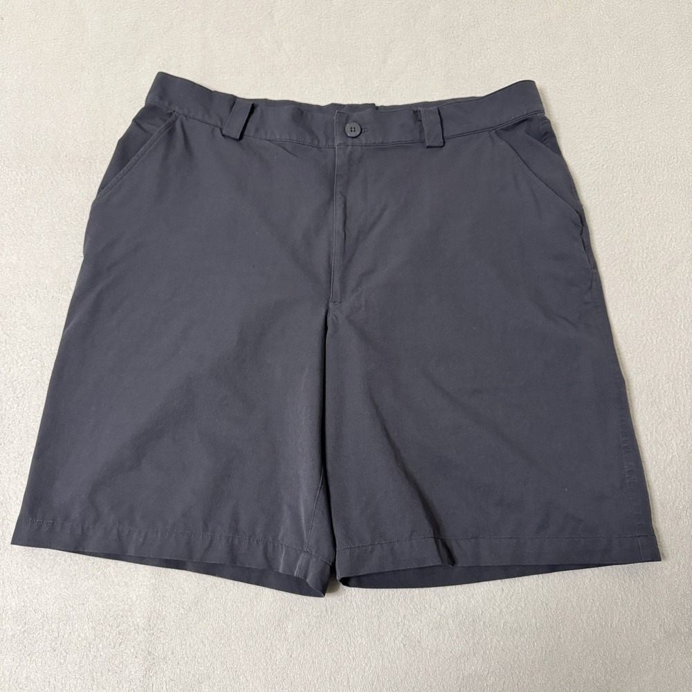 Under Armour Shorts Mens 36 Black Golf Performance Stretch Casual 9"